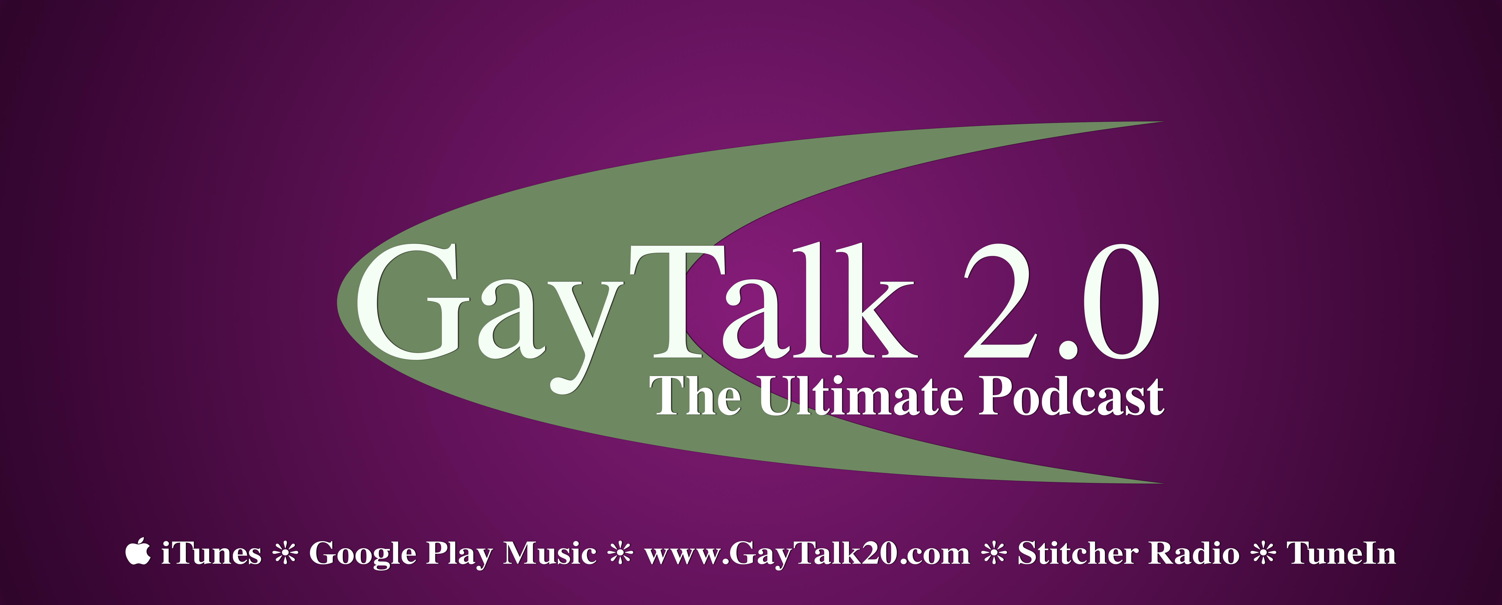 Gaytalk 2 0 Logo 9 9 Series Vista Print Banner 2 5ft X 6ft